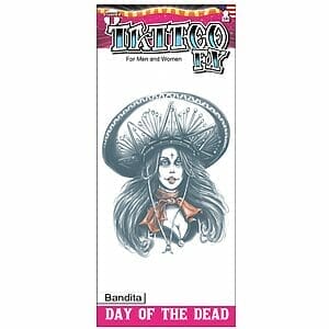 Day of the Dead - Bandita - Temporary Tattoo
