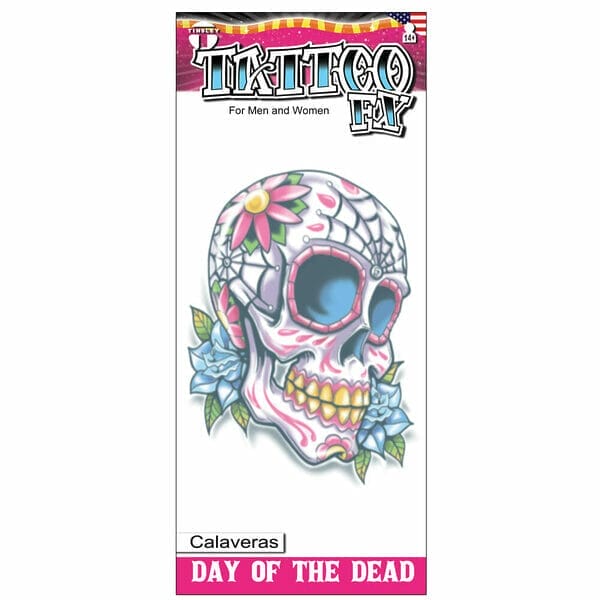 Day of the Dead - Calaveras - Temporary Tattoo