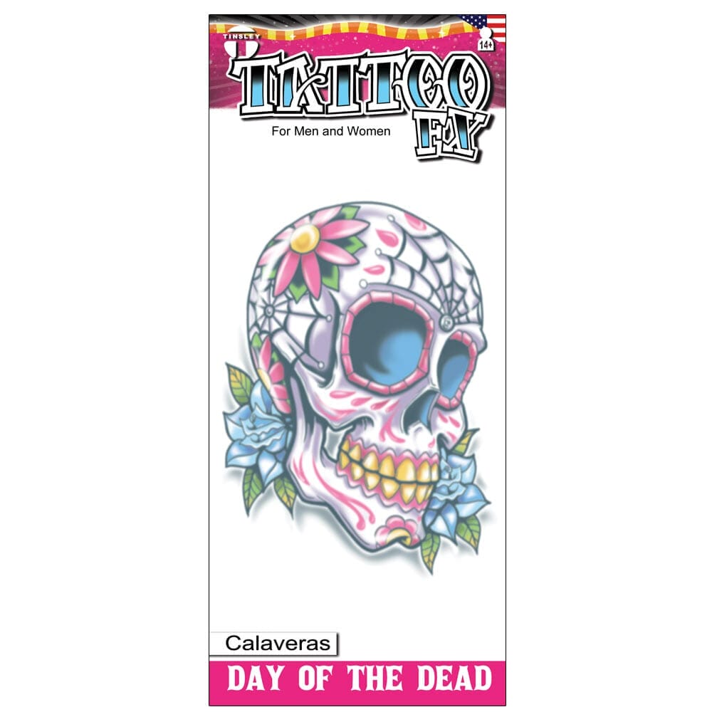 Day of the Dead - Calaveras - Temporary Tattoo Day of the Dead - Calaveras - Temporary Tattoo