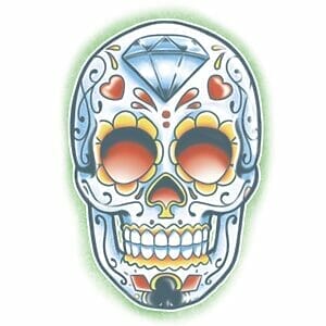 Day of the Dead - El Jugador - Temporary Tattoo