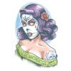 Day of the Dead - Lolita - Temporary Tattoo