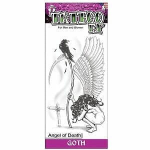 Gothic - Angel of Death - Temporary Tattoo