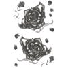 Gothic - Black Roses - Temporary Tattoo Gothic - Black Roses - Temporary Tattoo