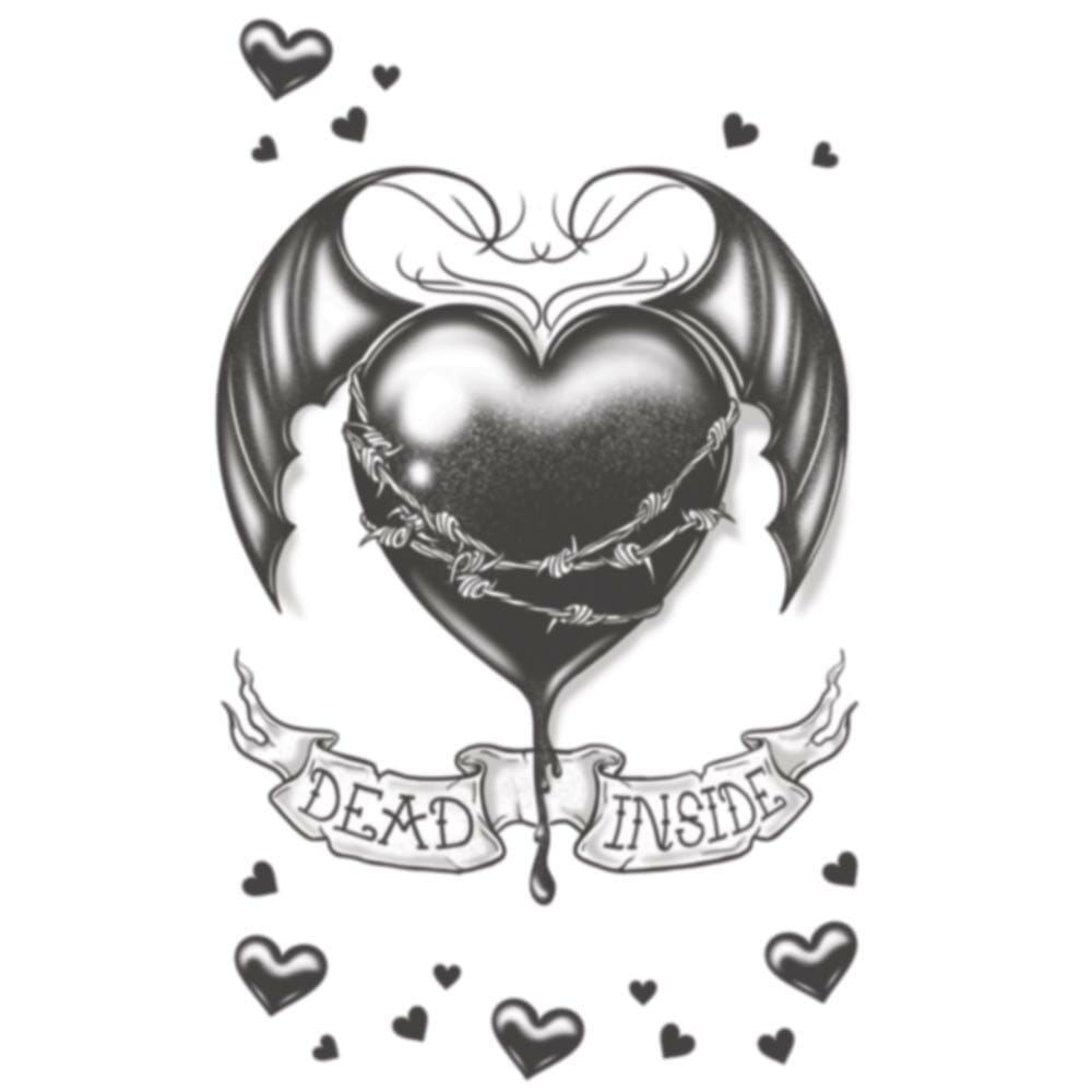 Gothic - Dead Inside - Temporary Tattoo Gothic - Dead Inside - Temporary Tattoo