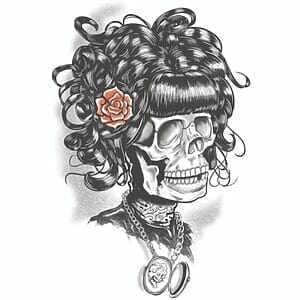 Gothic - Doris the Dead - Temporary Tattoo