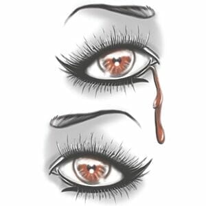 Gothic - Evil Eye - Temporary Tattoo