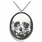 Gothic - Illusion Skull - Temporary Tattoo