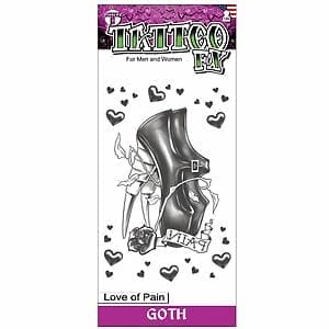 Gothic - Love of Pain - Temporary Tattoo
