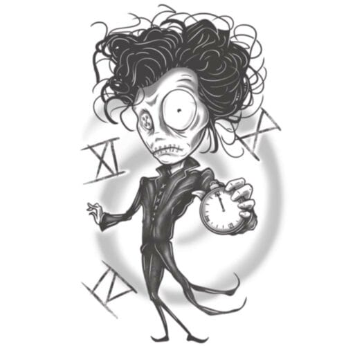 Gothic - Mr. Midnight - Temporary Tattoo