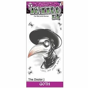 Gothic - The Doctor - Temporary Tattoo