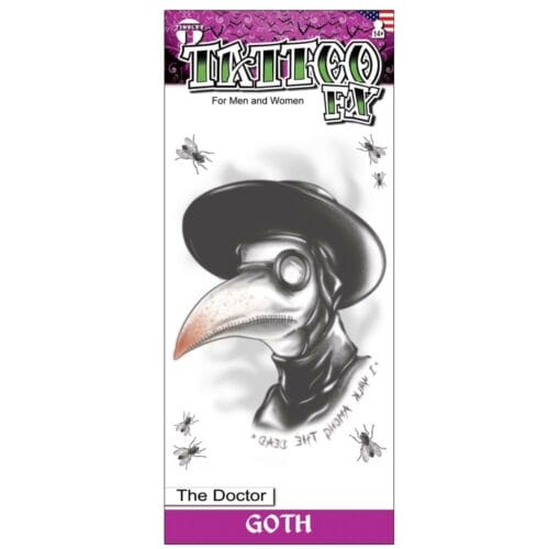 Gothic - The Doctor - Temporary Tattoo