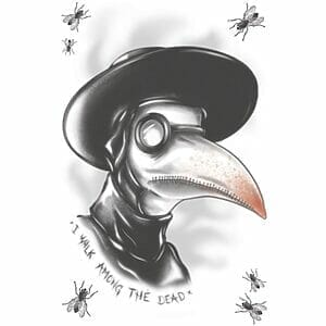 Gothic - The Doctor - Temporary Tattoo