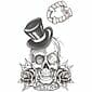 Gothic - Vampyros - Temporary Tattoo