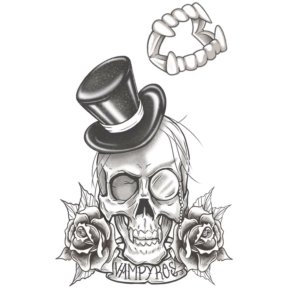 Gothic - Vampyros - Temporary Tattoo