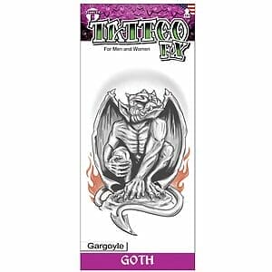 Gothic - Gargoyle - Temporary Tattoo