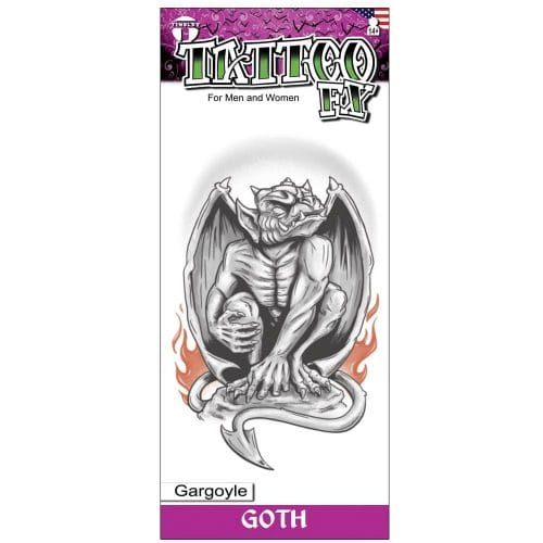 Gothic - Gargoyle - Temporary Tattoo