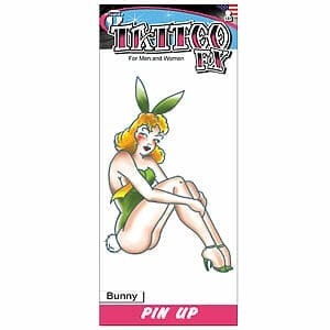 Pin Up - Bunny Girl - Temporary Tattoo