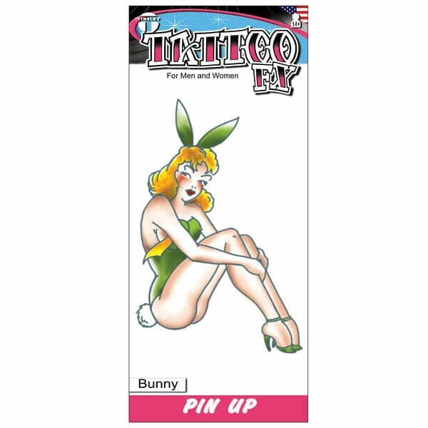 Pin Up - Bunny Girl - Temporary Tattoo
