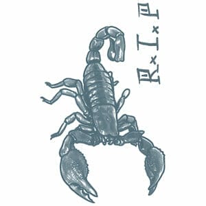 Prison - Scorpion - Temporary Tattoo