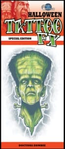 Dr Zombie - Temporary Tattoo