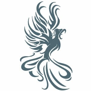 Phoenix - Tribal Temporary Tattoo