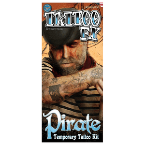 Pirate Buccaneer - Temporary Tattoo
