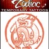 Zodiac Dragon - Temporary Tattoo