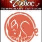 Zodiac Pig - Temporary Tattoo