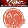 Zodiac Pig - Temporary Tattoo By Tinsley Transfers Zodiac Pig - Temporary Tattoo