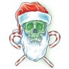 Stocking stuffers Santa Skull tattoo