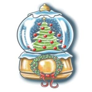 Stocking stuffers Snow Globe tattoo
