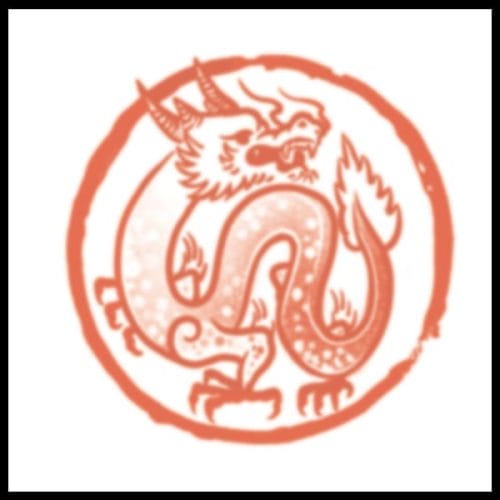Zodiac Dragon - Temporary Tattoo