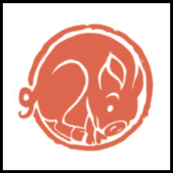 Zodiac Pig - Temporary Tattoo By Tinsley Transfers Zodiac Pig - Temporary Tattoo