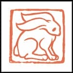 Zodiac Rabbit – Temporary Tattoo By Tinsley Transfers