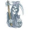 Reaper - Biker Temporary Tattoo