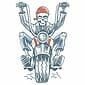 Born to Ride - Biker Temporary Tattoo