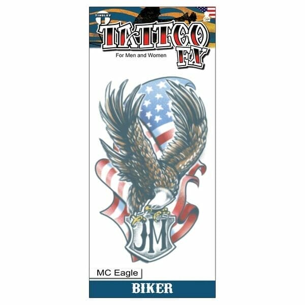 MC Eagle - Biker Temporary Tattoo