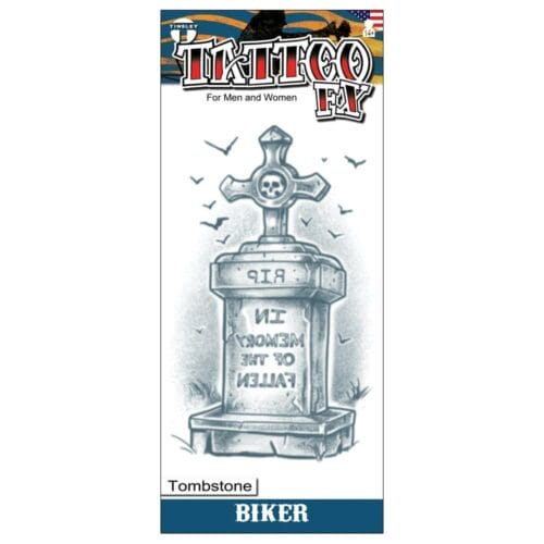 Tombstone - Biker Temporary Tattoo