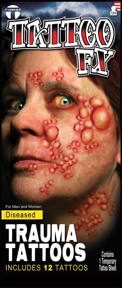 Diseased - Temporary Tattoo