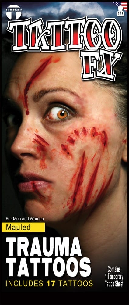 Mauled - Temporary Tattoo