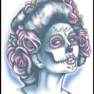 Senora Muerte - Temporary Tattoo