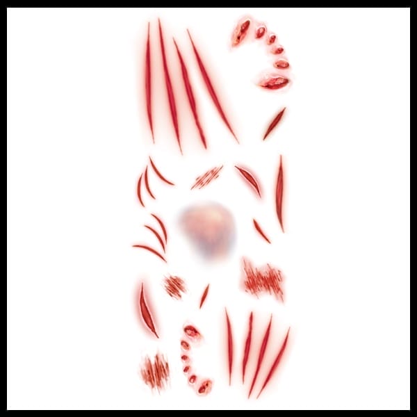 Mauled - Temporary Tattoo