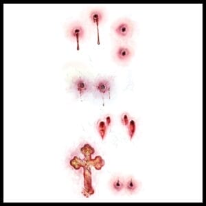 Vampires kiss - Temporary Tattoo