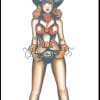Cowgirl - Temporary Tattoo