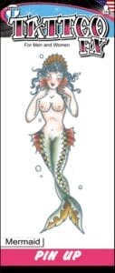 Mermaid - Temporary Tattoo