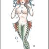 Mermaid - Temporary Tattoo