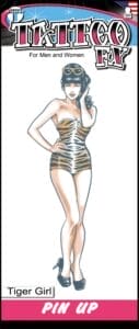 Tiger Girl - Temporary Tattoo