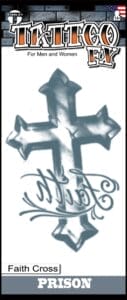 Faith Cross - Temporary Tattoo