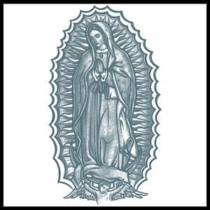 Our Lady - Temporary Tattoo