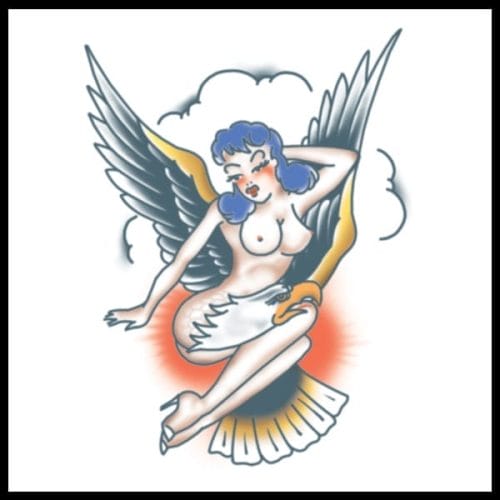 Eagle Girl - Temporary Tattoo